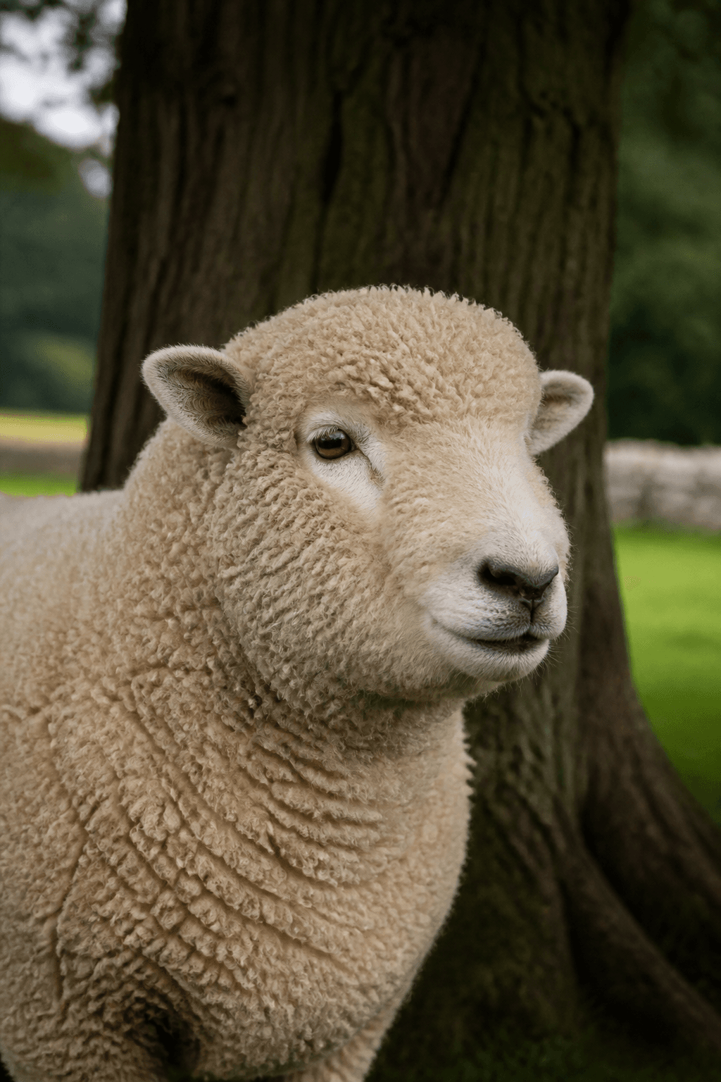 Rowan, a Ryeland sheep
